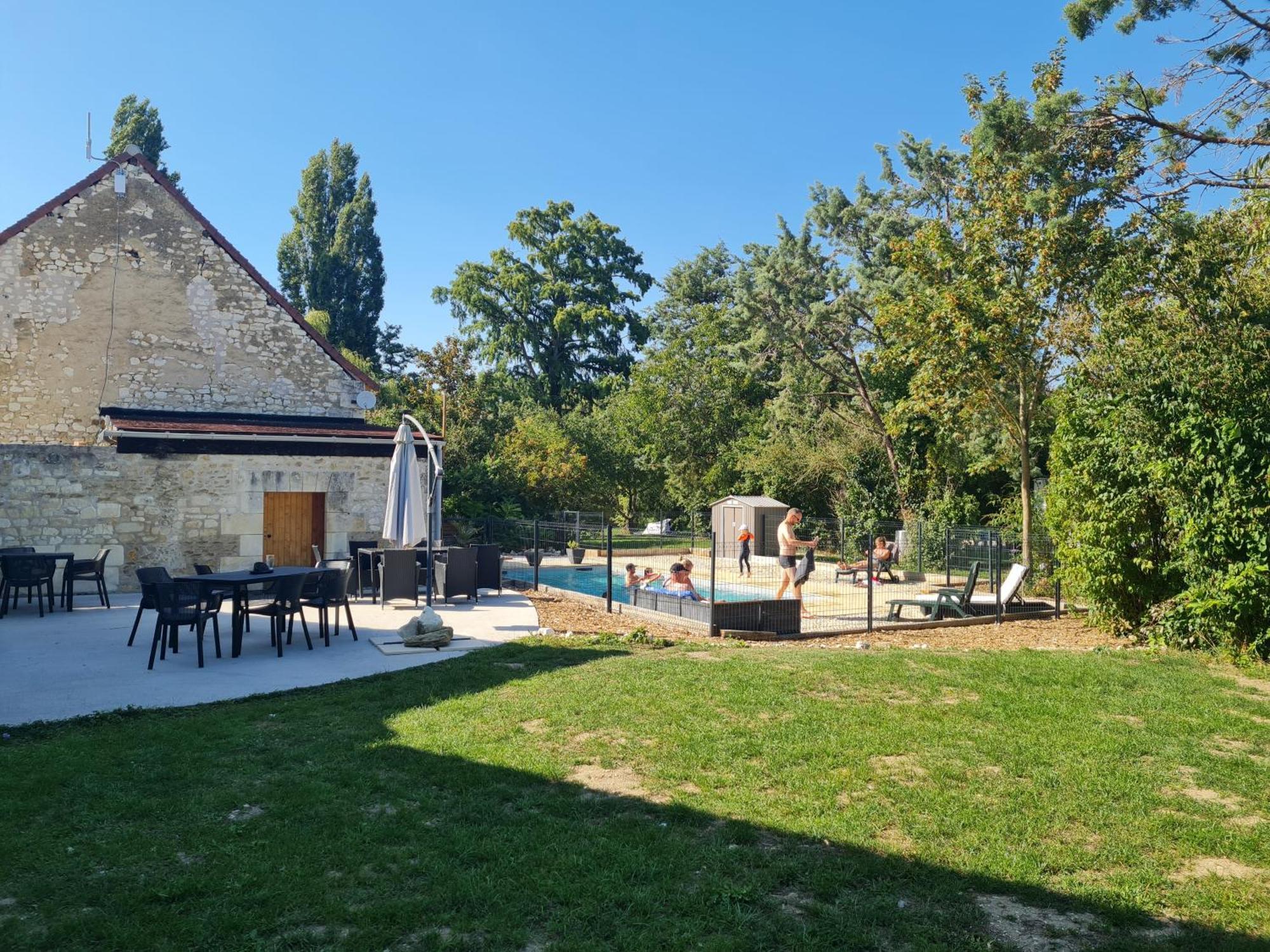 Camping De La Touche Ligueil Buitenkant foto