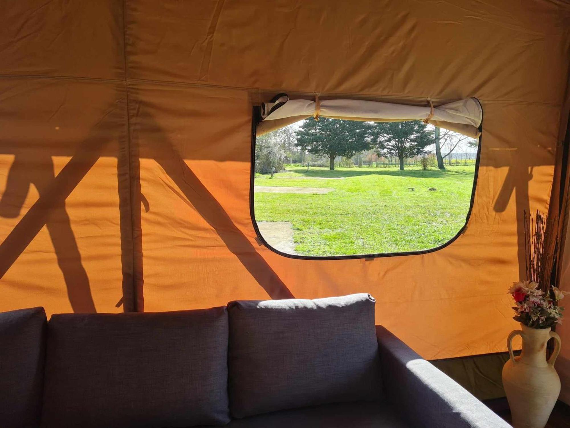 Camping De La Touche Ligueil Buitenkant foto